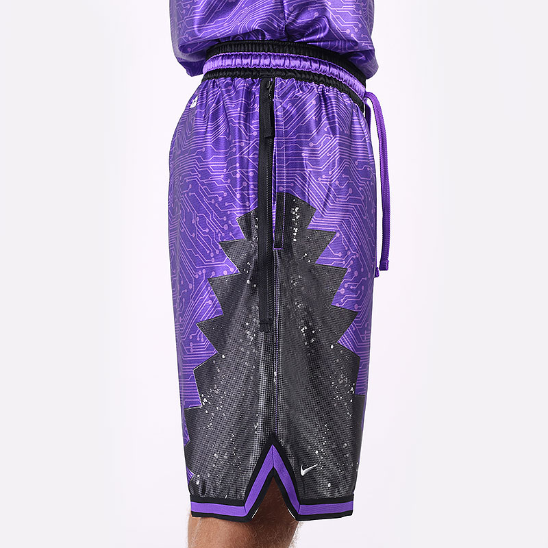 мужские фиолетовые шорты  Nike LeBron x Space Jam: A New Legacy `Goon Squad` Shorts DJ3875-560 - цена, описание, фото 4